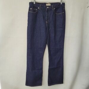 London Jean Authentic Quality Denim Jeans‎ Women's Size 16 USA Made Dark Blue